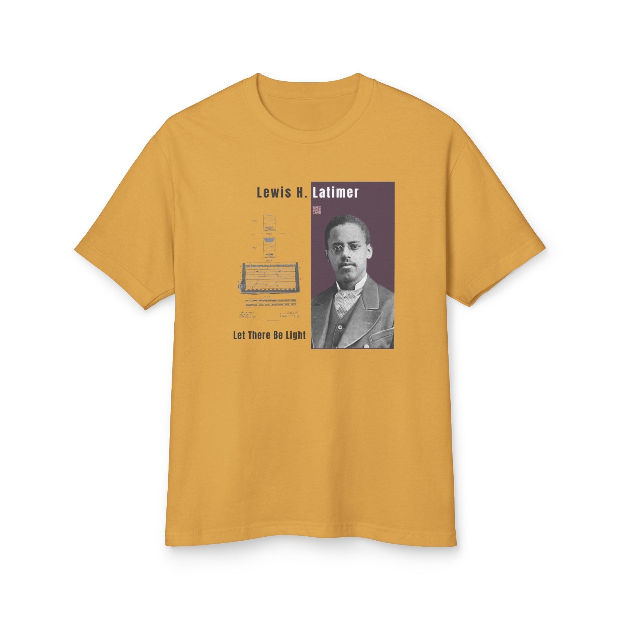 Lewis H. Latimer, Unisex, Historical Portrait T-shirt