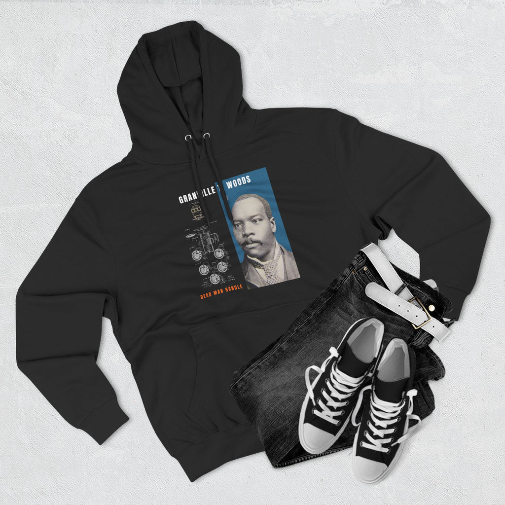 Granville T. Woods, Three-panel Historical Portrait Hoodie (City Champs)