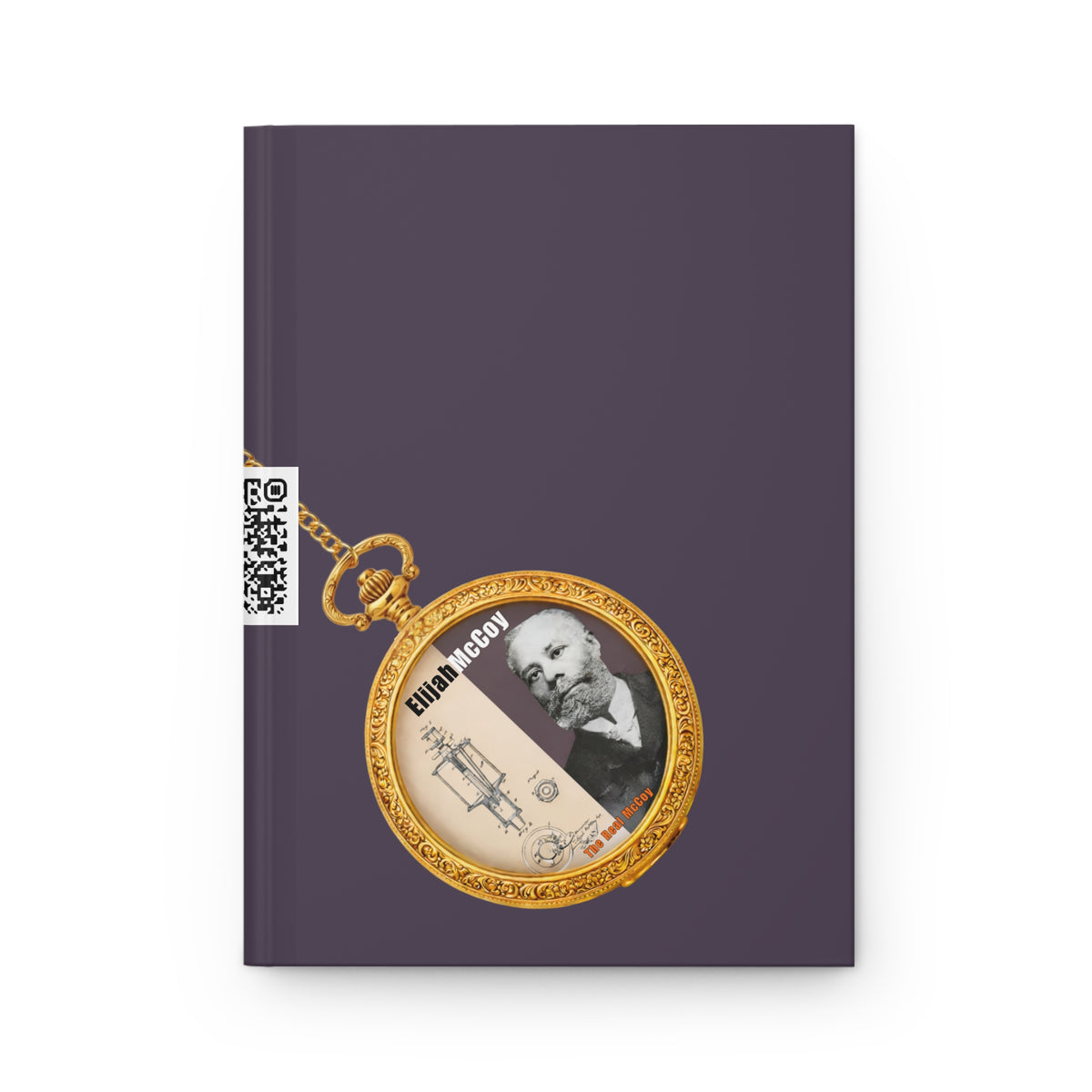 Elijah McCoy,  Hardcover Journal Matte (Grape)