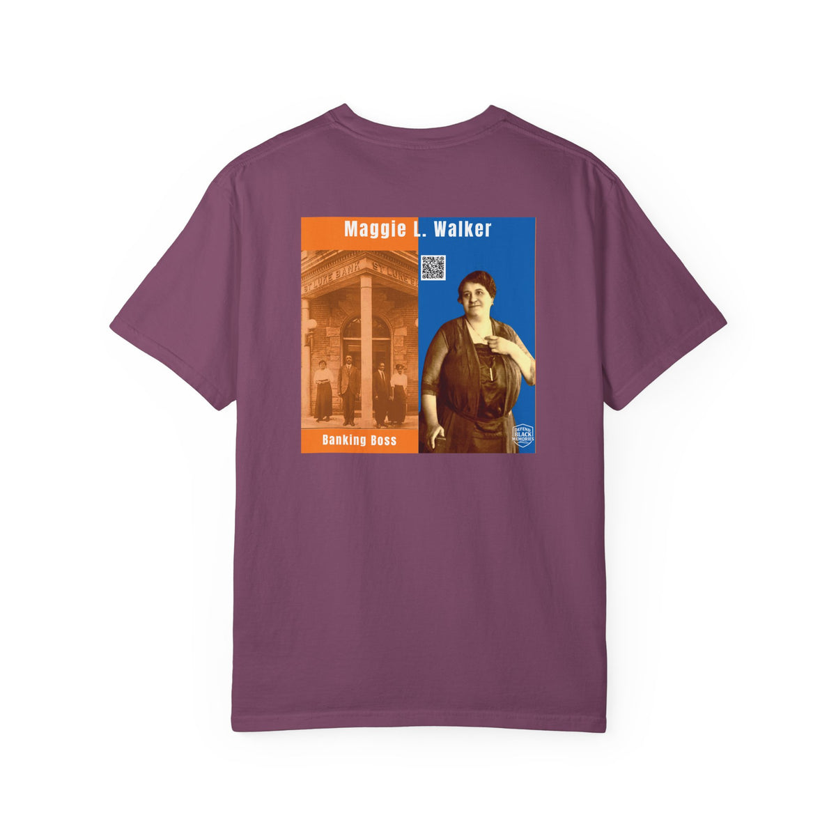 Maggie L. Walker, Unisex, 2 Side Historical Portrait T-shirt