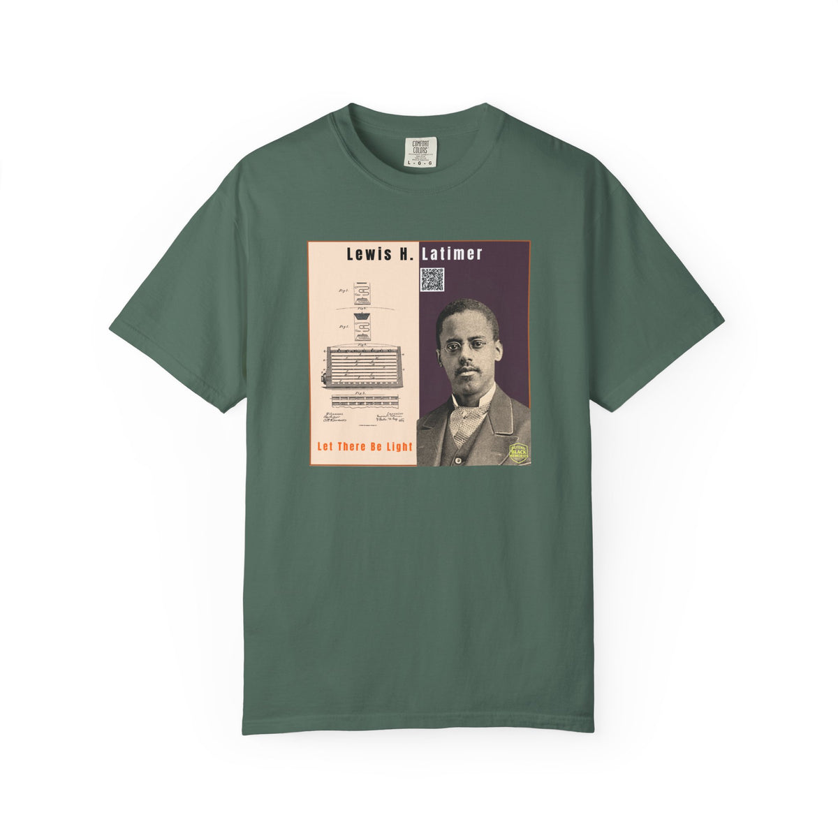 Lewis H. Latimer, Unisex, Historical Portrait T-shirt (City Champs)