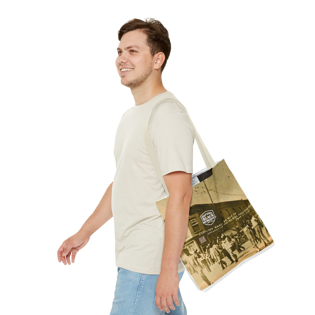 Tulsa Massacre 'Hands Up" Tote Bag (White)