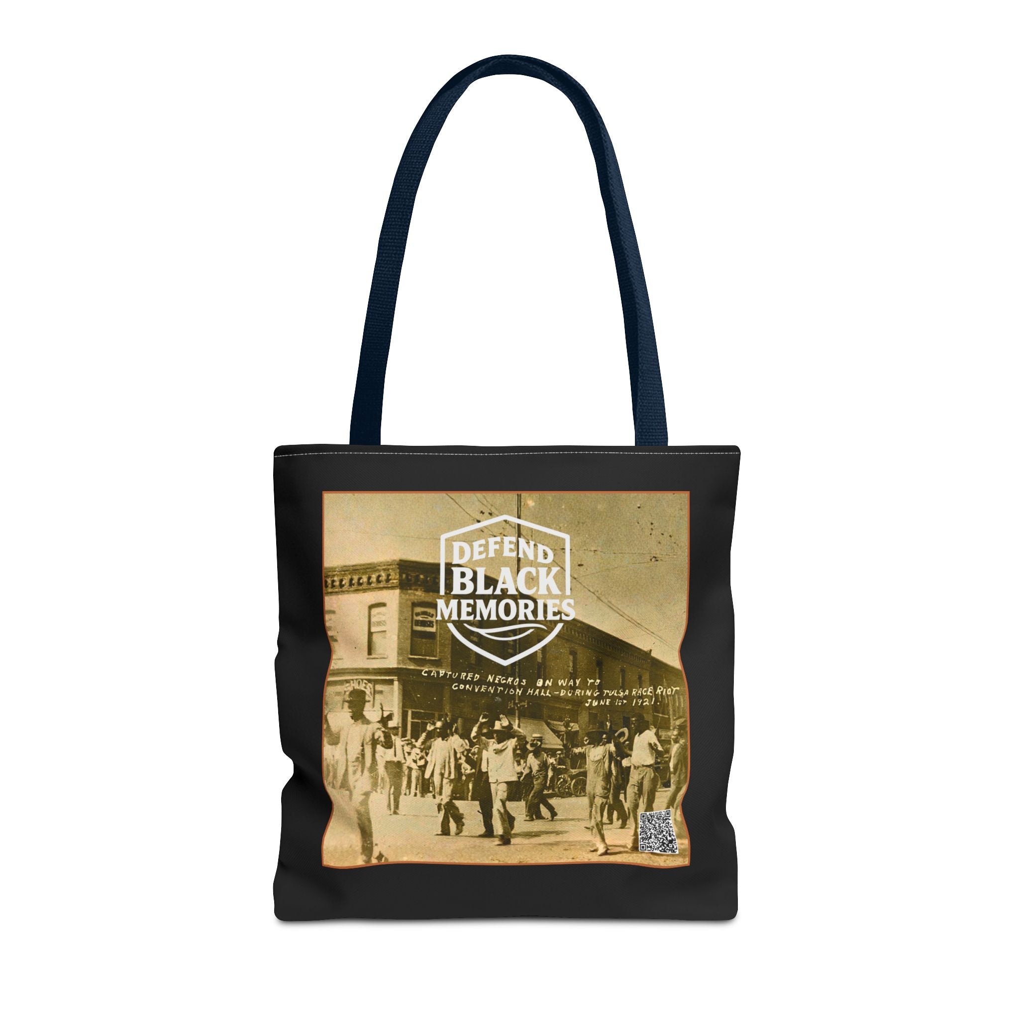 Tulsa Massacre Tote Bag (Black)