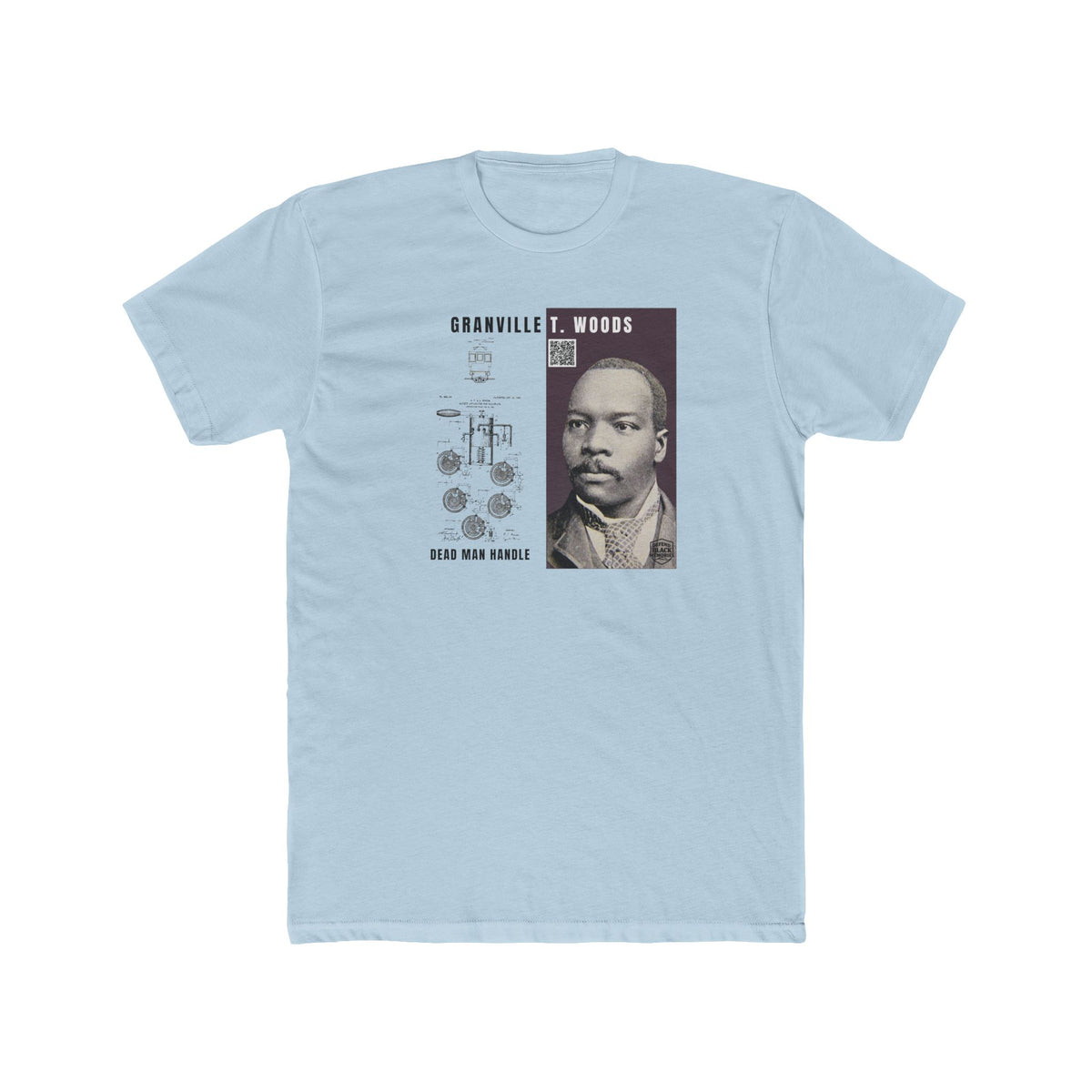 Granville T. Woods, Unisex, Historical Portrait T-Shirt (City Champs)