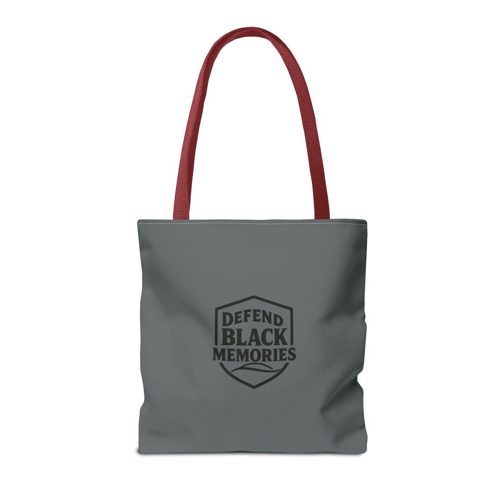 Tubman-Truth Brooch Graphic Tote Bag (Dark grey)