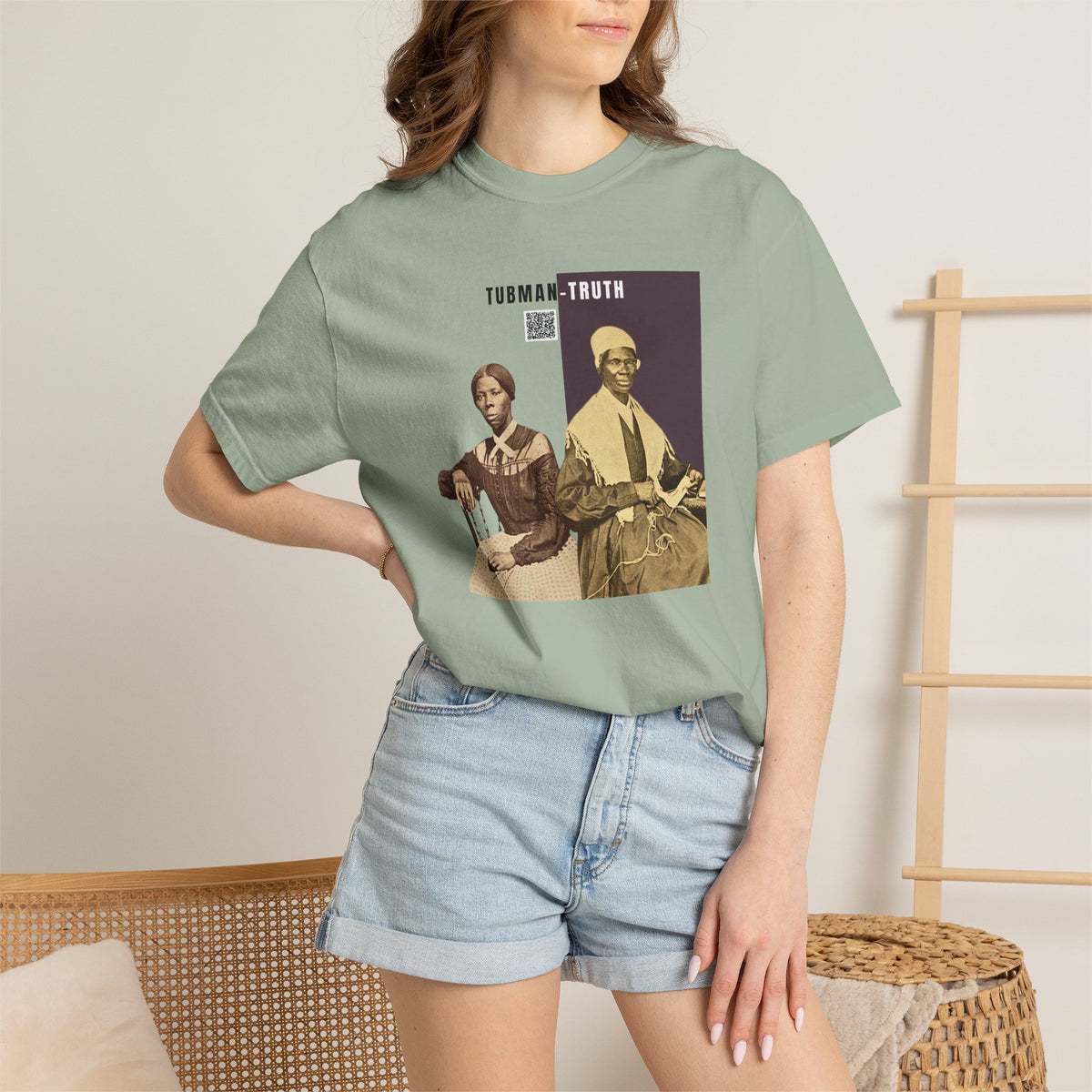 Tubman-Truth Historical Portrait Graphic Tee (City Champs)