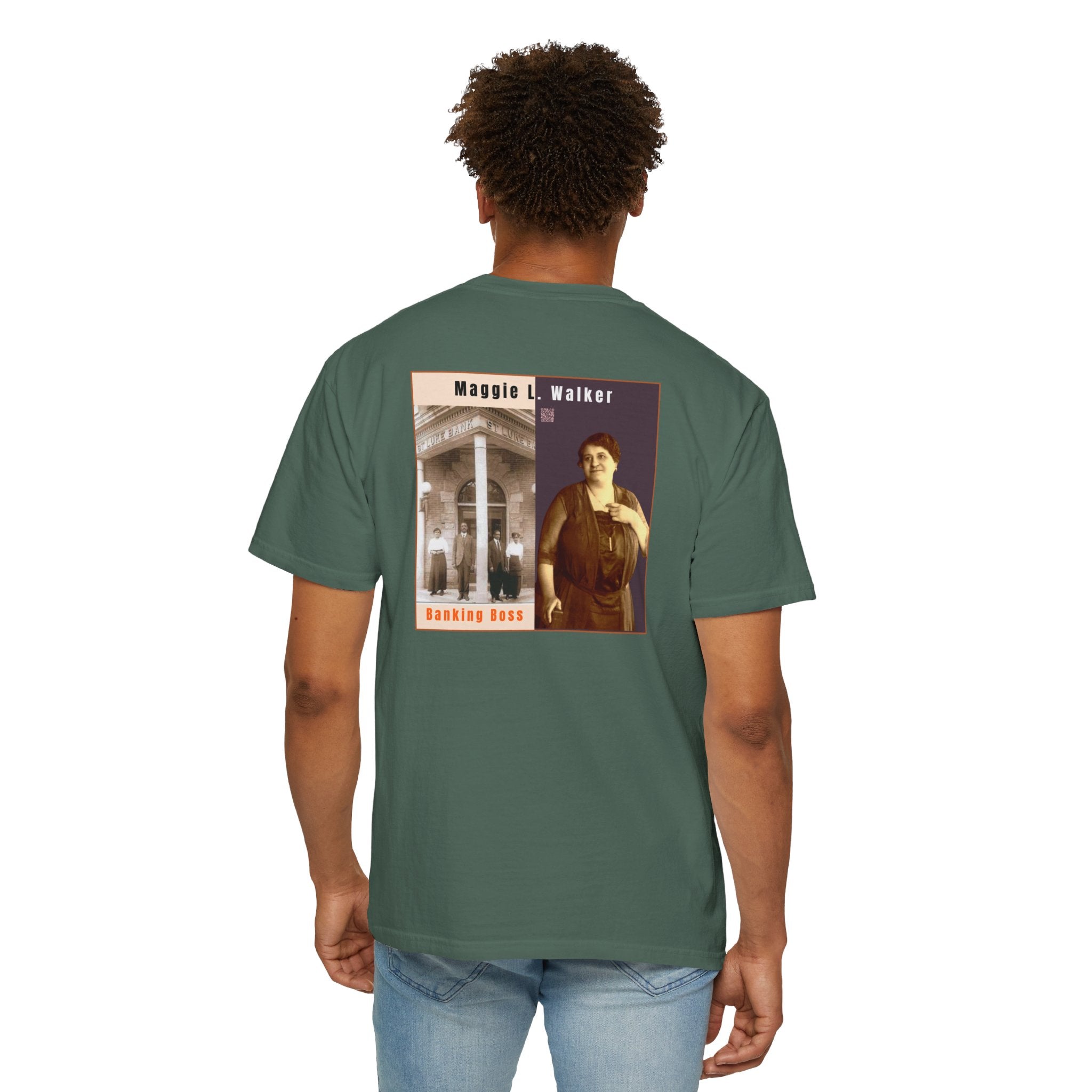 Maggie L. Walker, Unisex, 2 Side Historical Portrait T-shirt