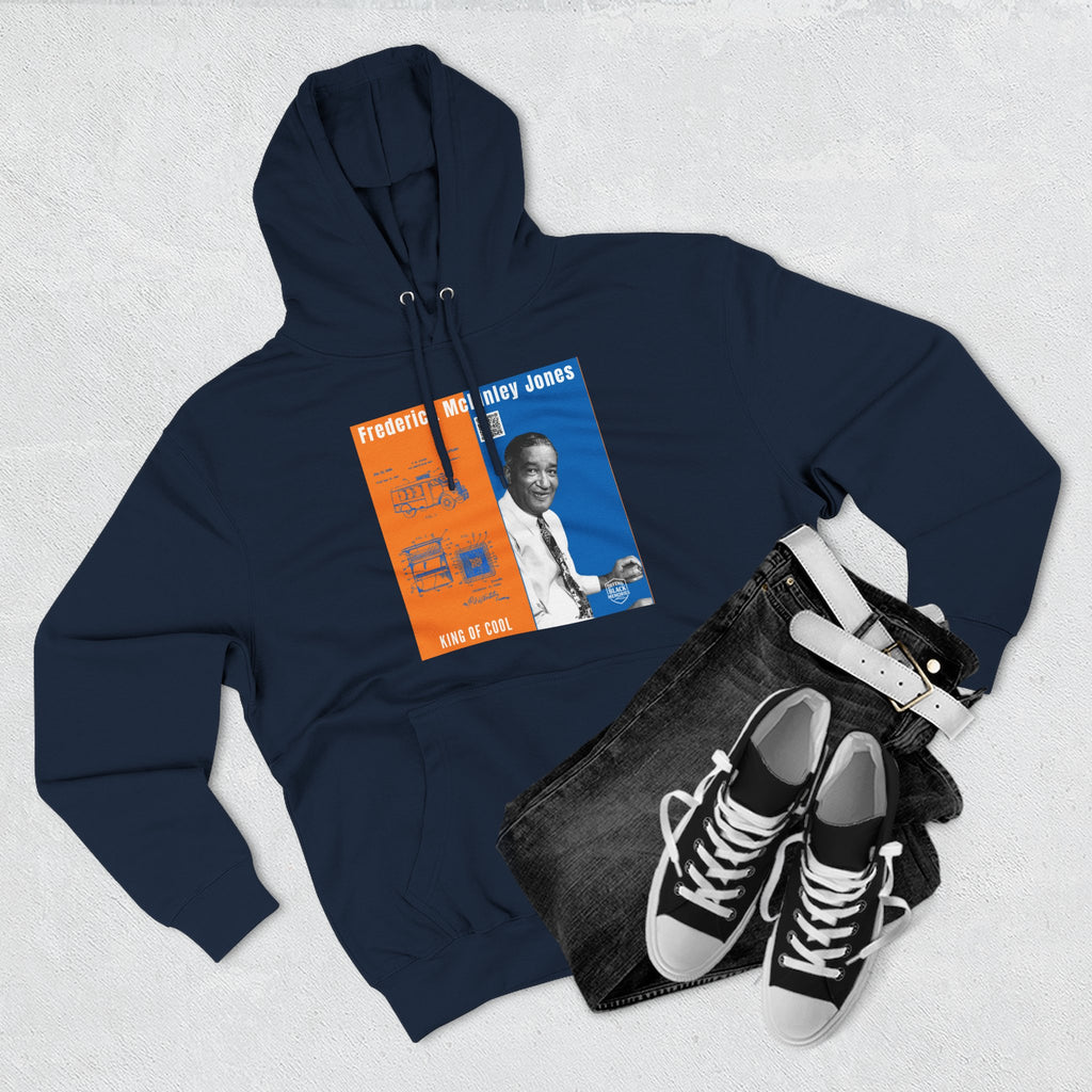 Frederick McKinley Jones, Unisex, Three-panel Historical Portrait Hoodie (City Champs)
