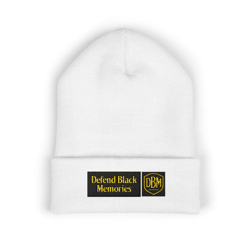 Embroidered Cuffed Beanie, Unisex, Winter Knit Hat