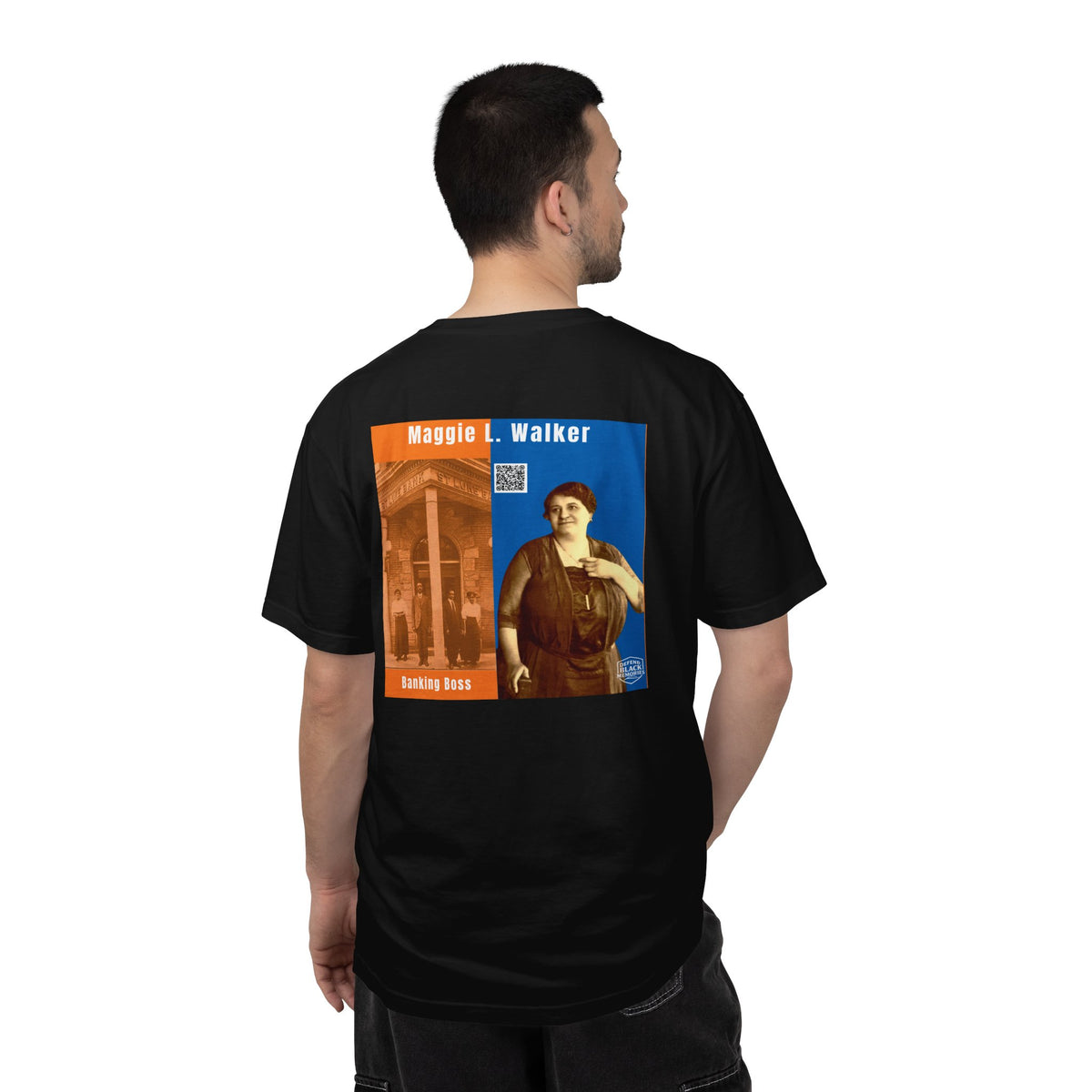 Maggie L. Walker, Unisex, 2 Side Historical Portrait T-shirt