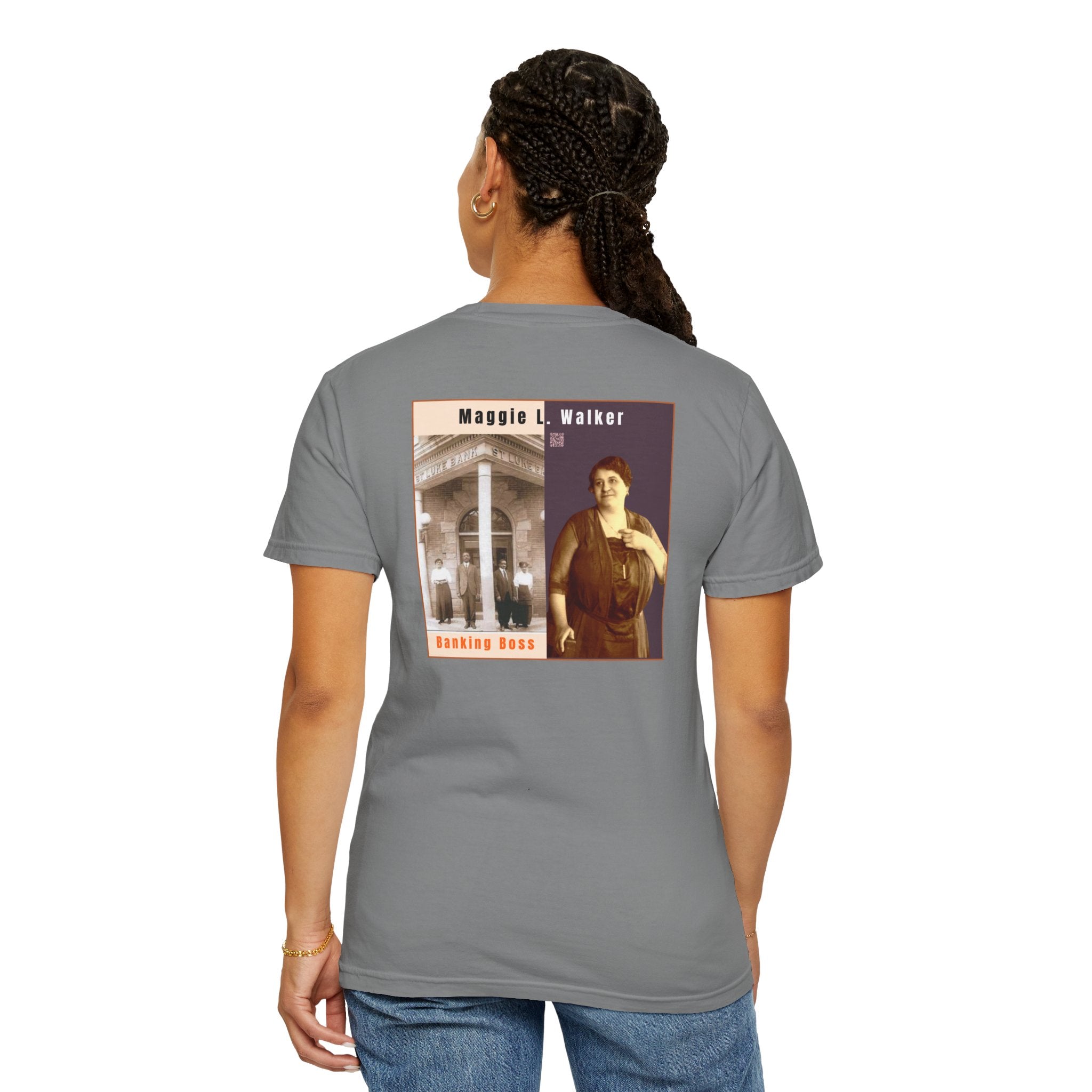Maggie L. Walker, Unisex, 2 Side Historical Portrait T-shirt