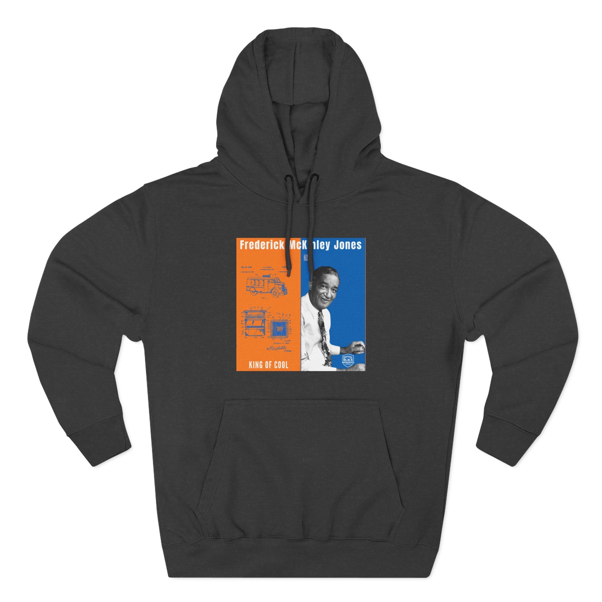 Frederick McKinley Jones, Unisex, Three-panel Historical Portrait Hoodie (City Champs)