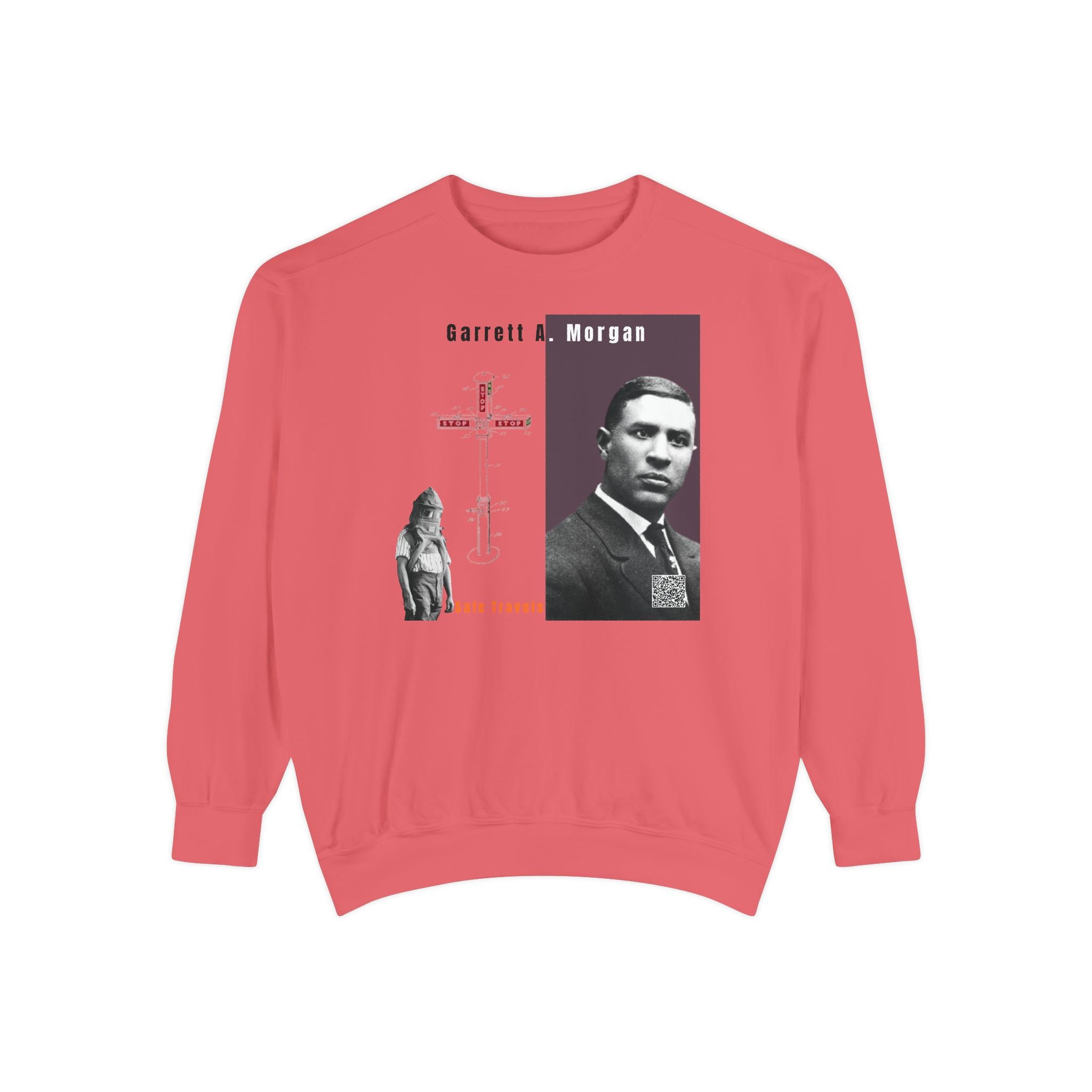 Defend Black Memories: Garrett A. Morgan Unisex Garment-Dyed Sweatshirt