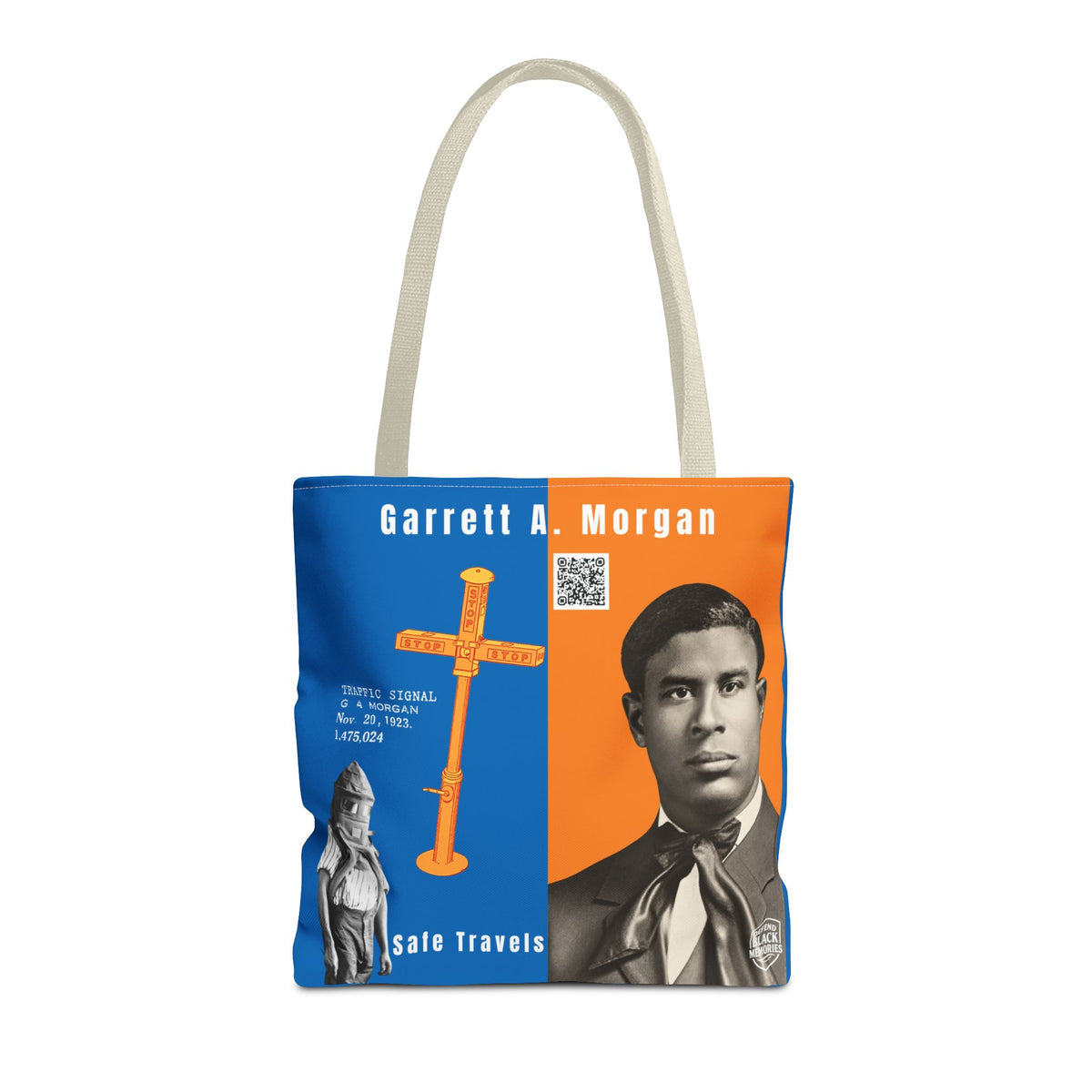 Garrett A. Morgan Tribute Tote Bag (Double Side City Champs Blue)