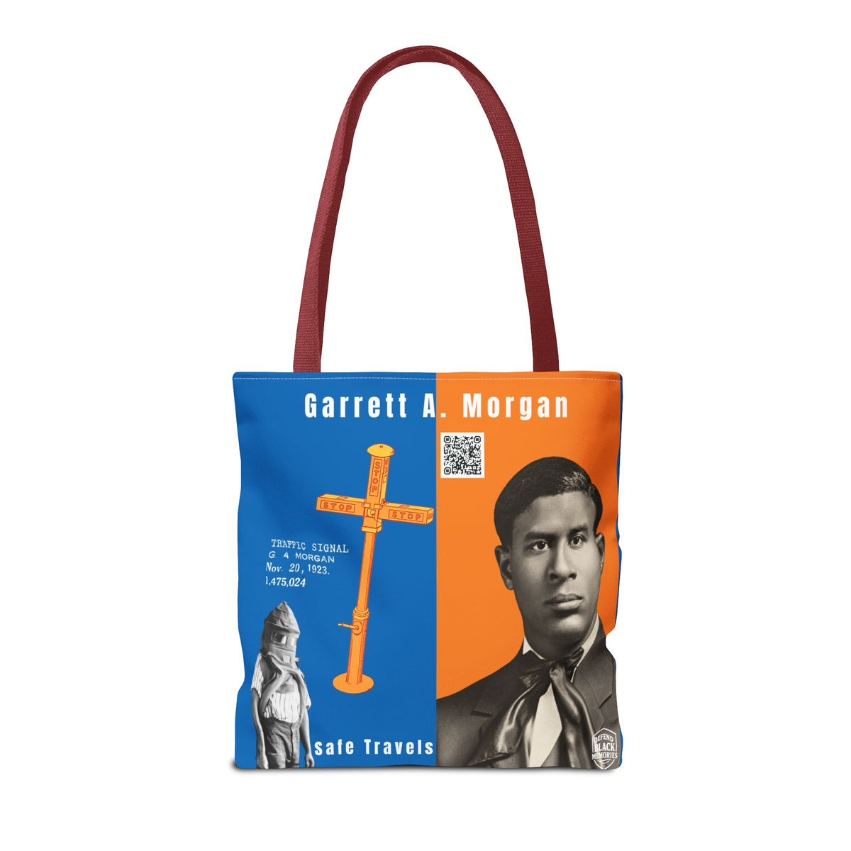 Garrett A. Morgan Tribute Tote Bag (Double Side City Champs Blue)