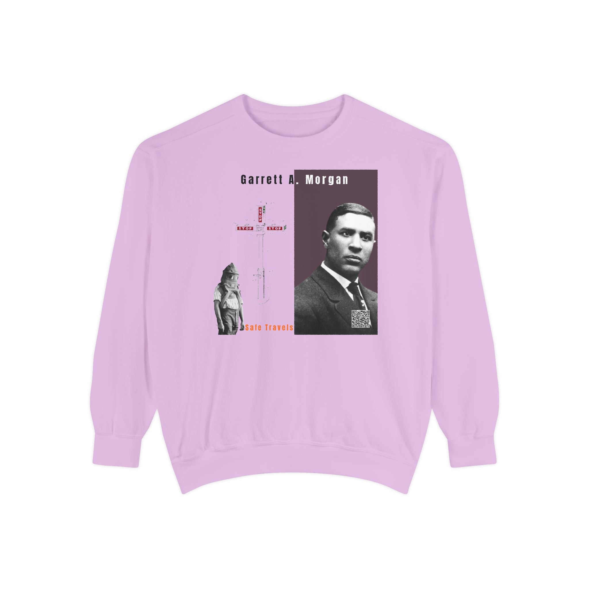 Defend Black Memories: Garrett A. Morgan Unisex Garment-Dyed Sweatshirt