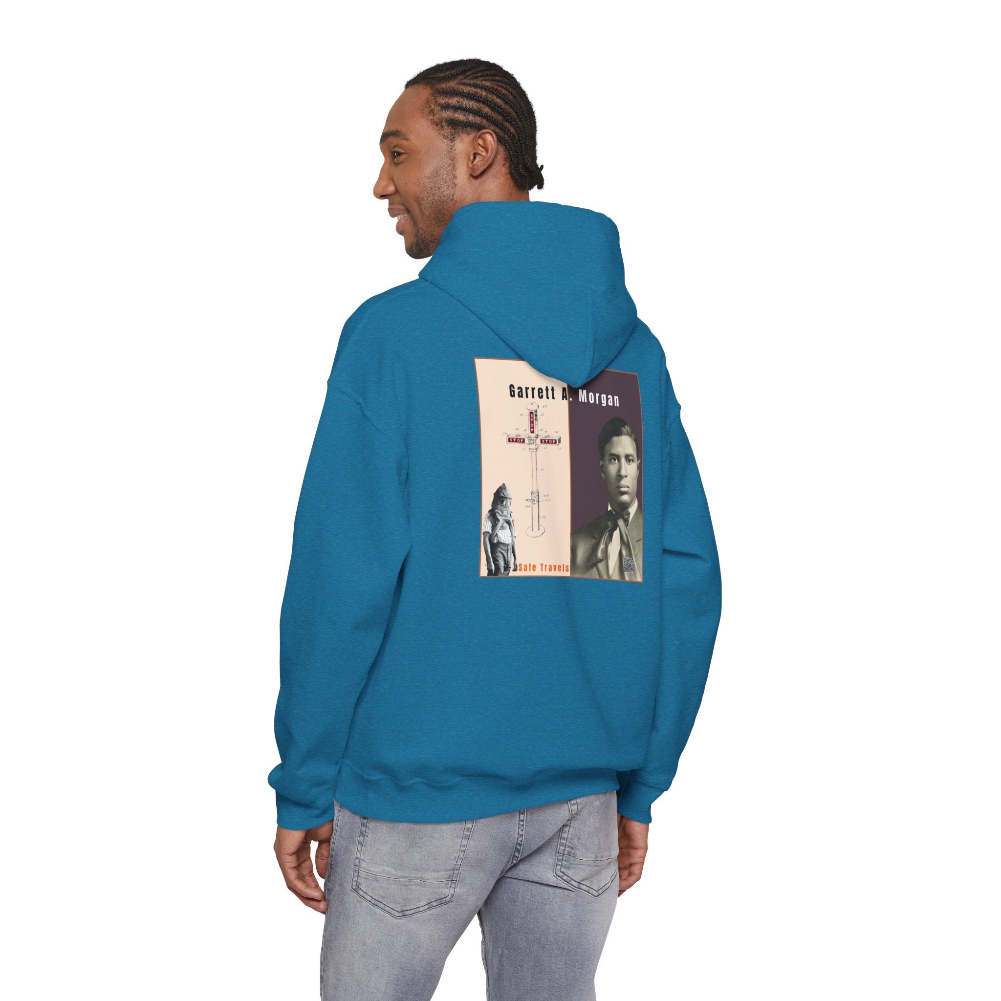 Garrett A. Morgan, Unisex, Historical Portrait, Heavy Blend™ Hooded Sweatshirt