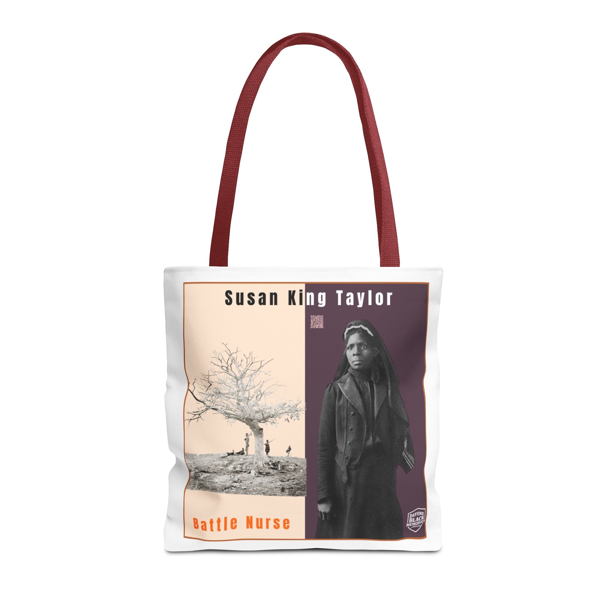 Susan King Taylor Tote Bag (White)