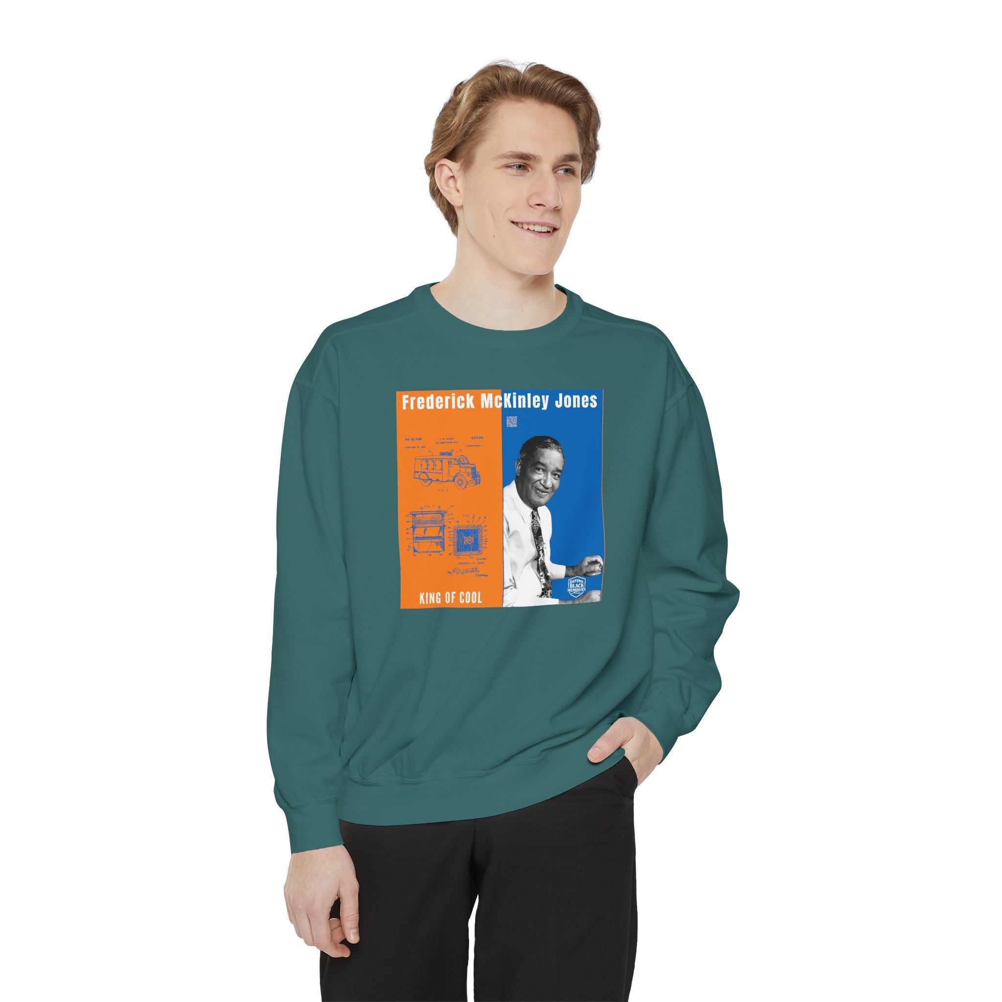 Frederick McKinley Jones, Unisex, Garment-Dyed Sweatshirt