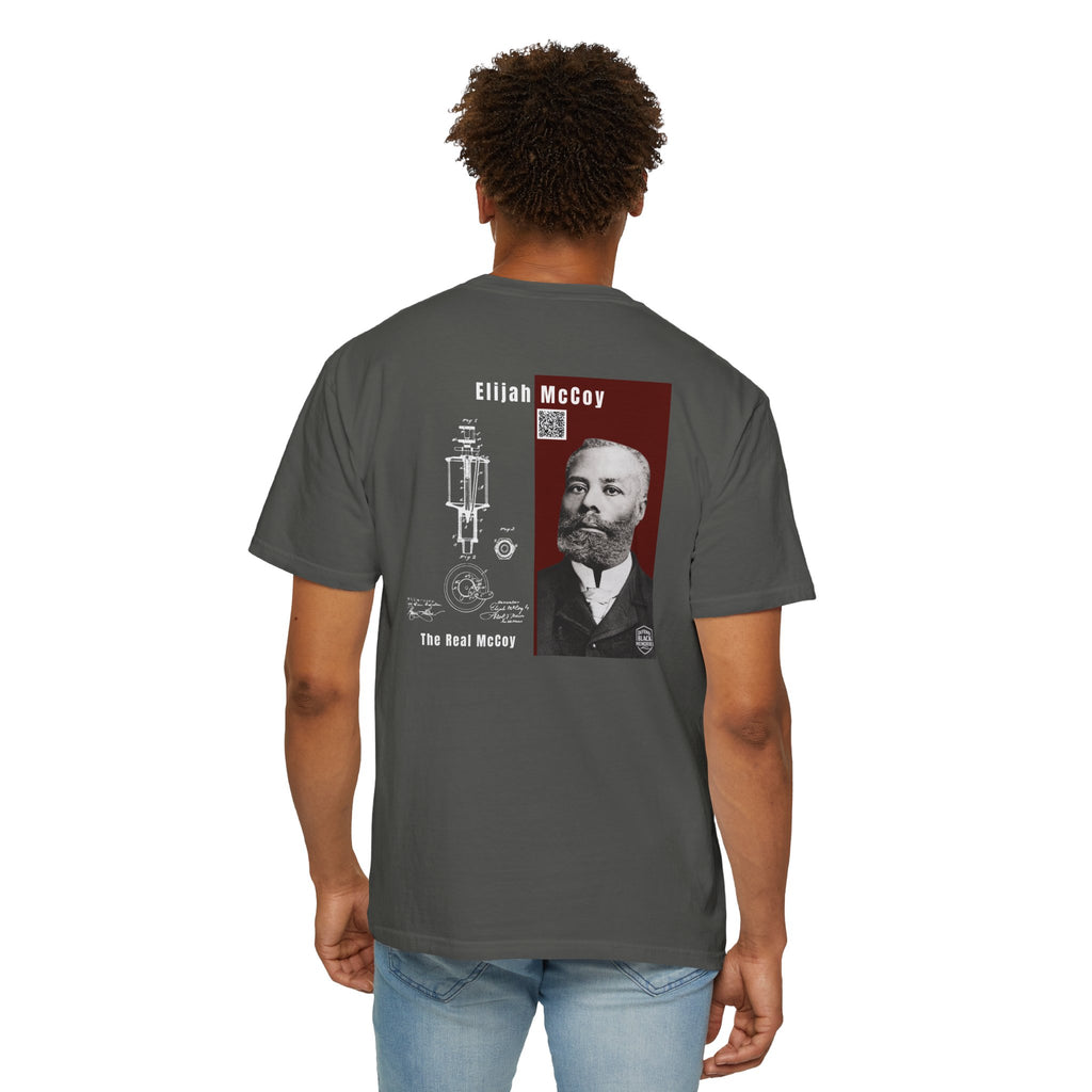Elijah McCoy, Unisex, 2 Side, Historical Portrait T-shirt