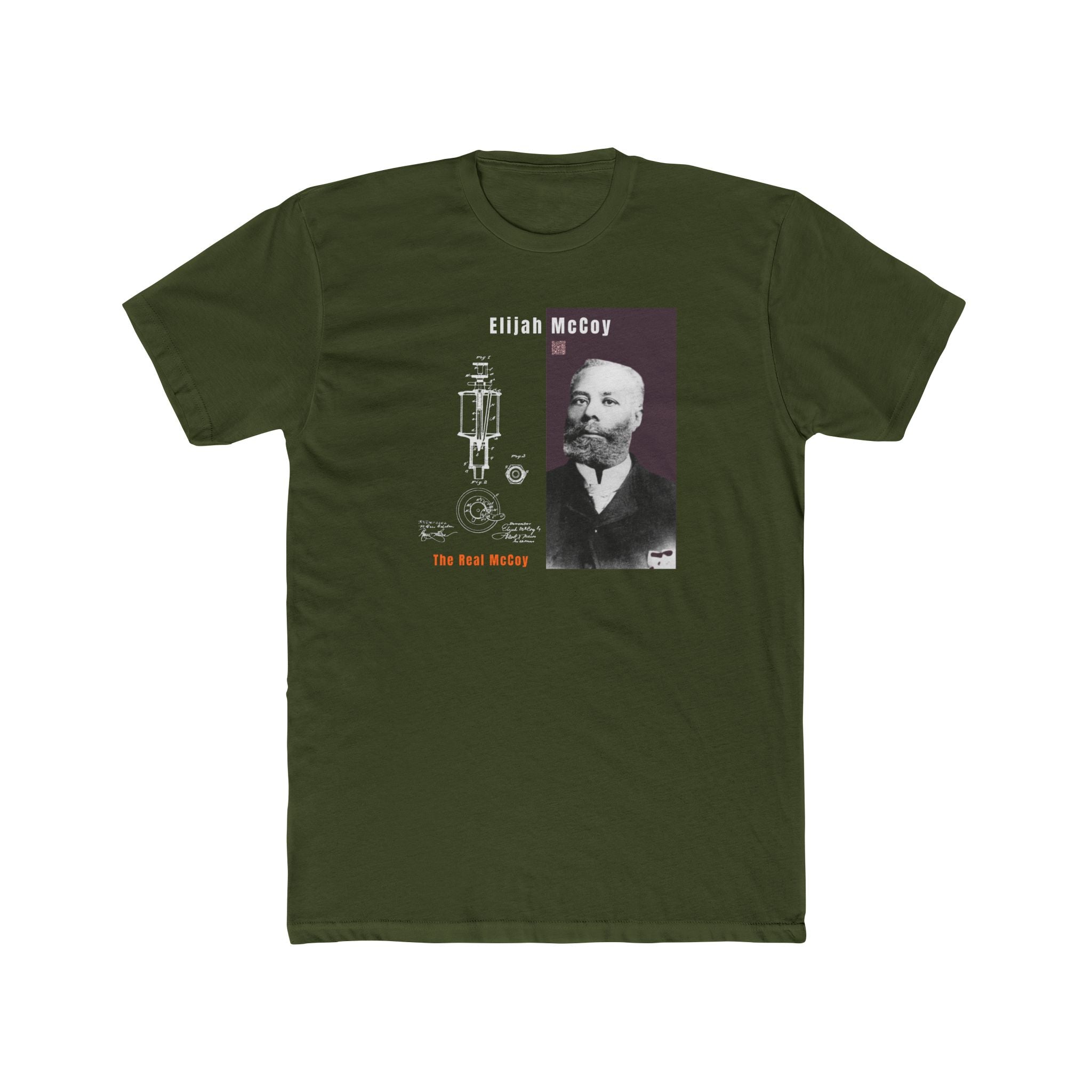 Elijah McCoy, Unisex, Historical Portrait -Shirt (City Champs)