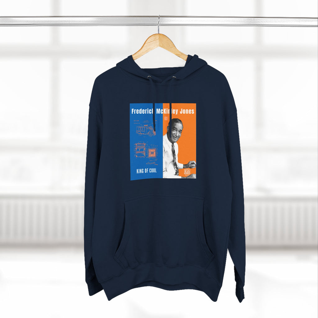 Frederick McKinley Jones, Unisex, Three-panel Historical Portrait Hoodie (City Champs)