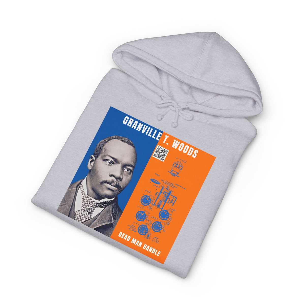 Granville T. Woods Portrait Hoodie -Historical Portrait Hoodie