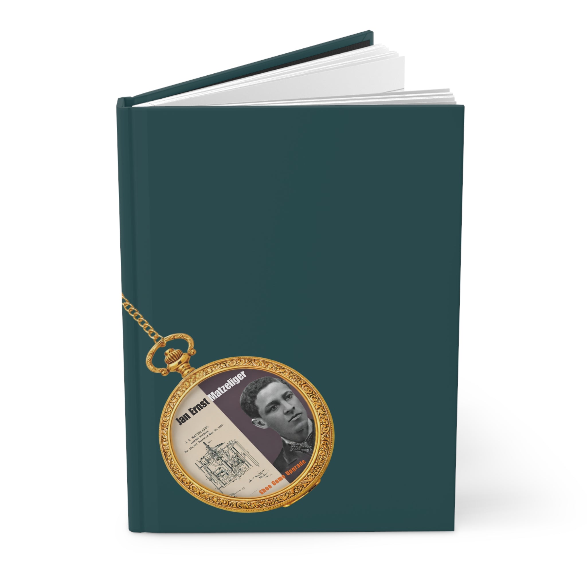 Jan Ernst Matzeliger, Hardcover Journal Matte (Dark Teal)