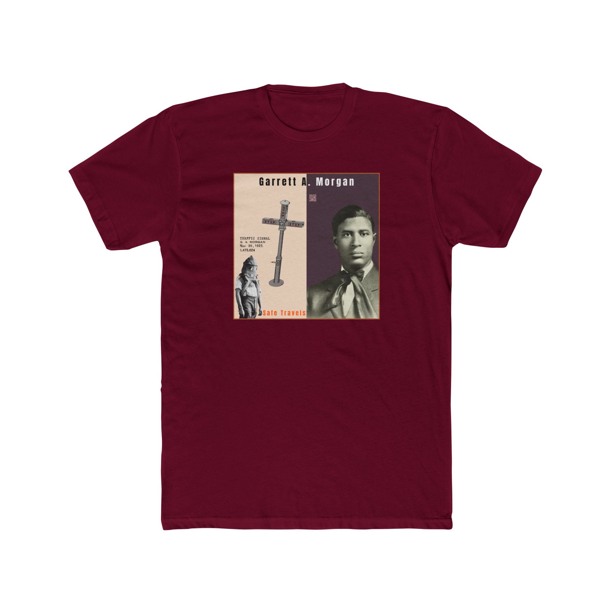 Garrett A. Morgan, Unisex, Historical Portrait T-Shirt (City Champs)