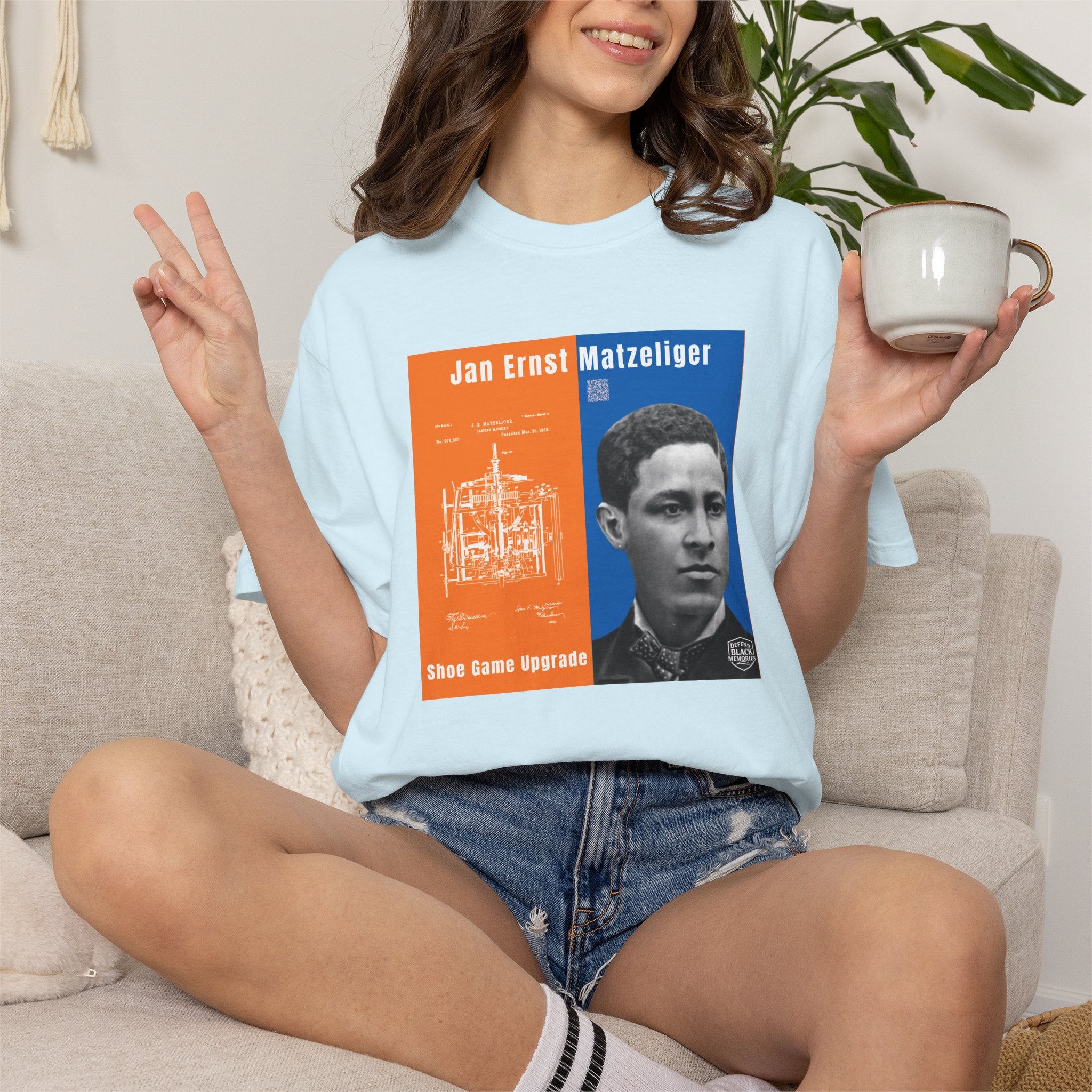 Jan Ernst Matzeliger Portrait T-Shirt – Historical Inventor Graphic Tee (City Champs)