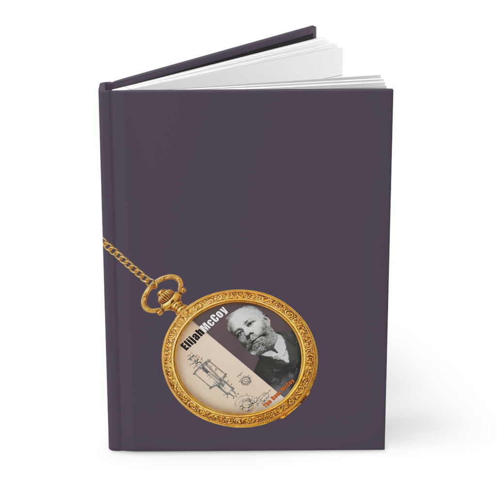 Elijah McCoy,  Hardcover Journal Matte (Grape)