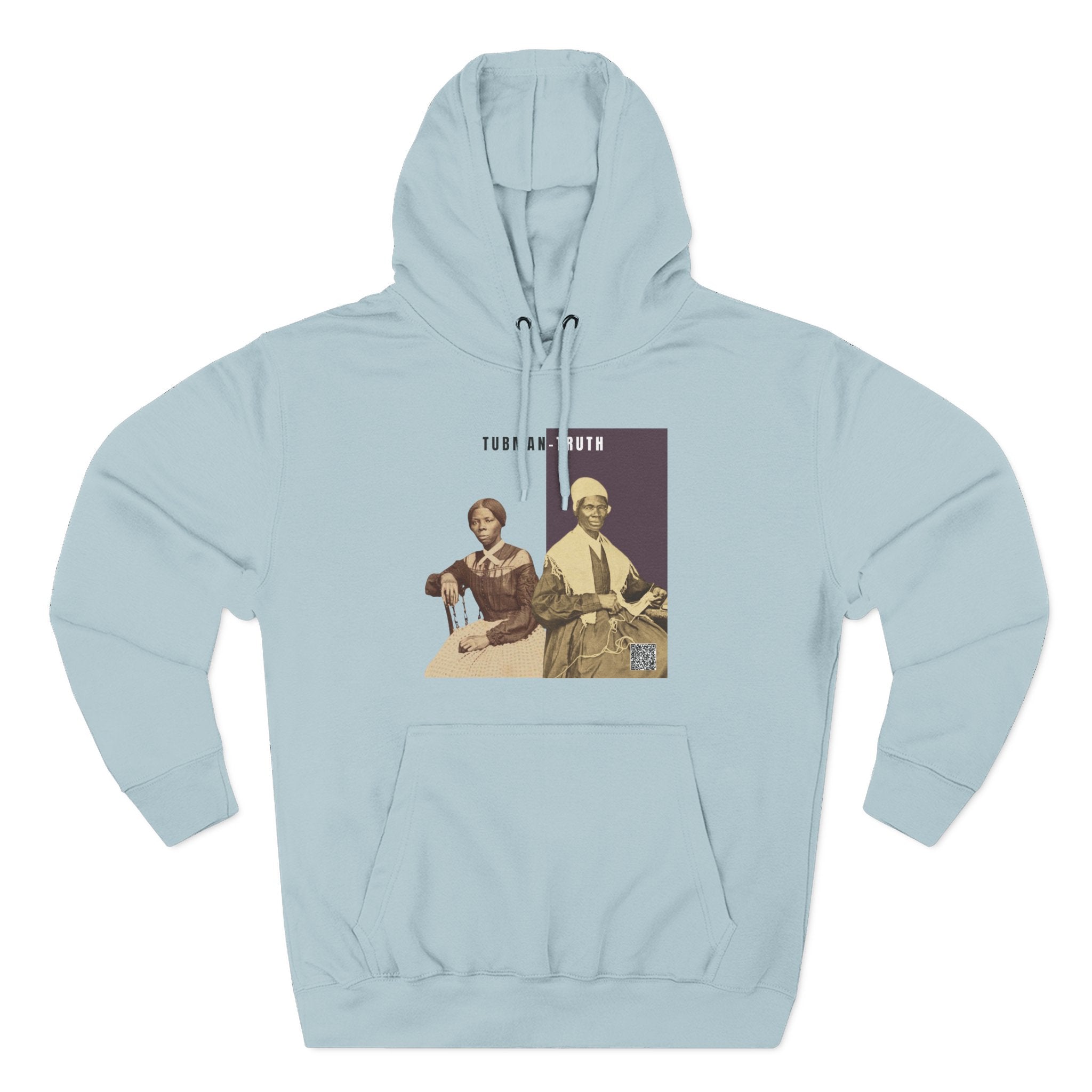 Tubman-Truth Three-panel, Historical Portrait Hoodie