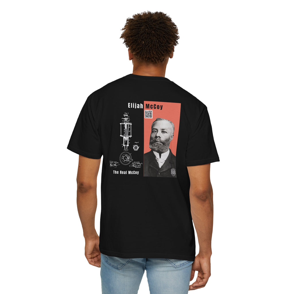 Elijah McCoy, Unisex, 2 Side, Historical Portrait T-shirt