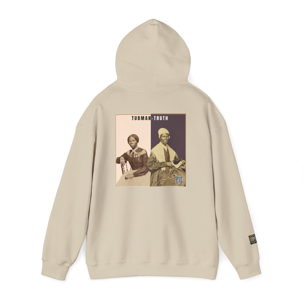 Tubman-Truth, Unisex, Historical Portrait, Heavy Blend™ Hooded Sweatshirt