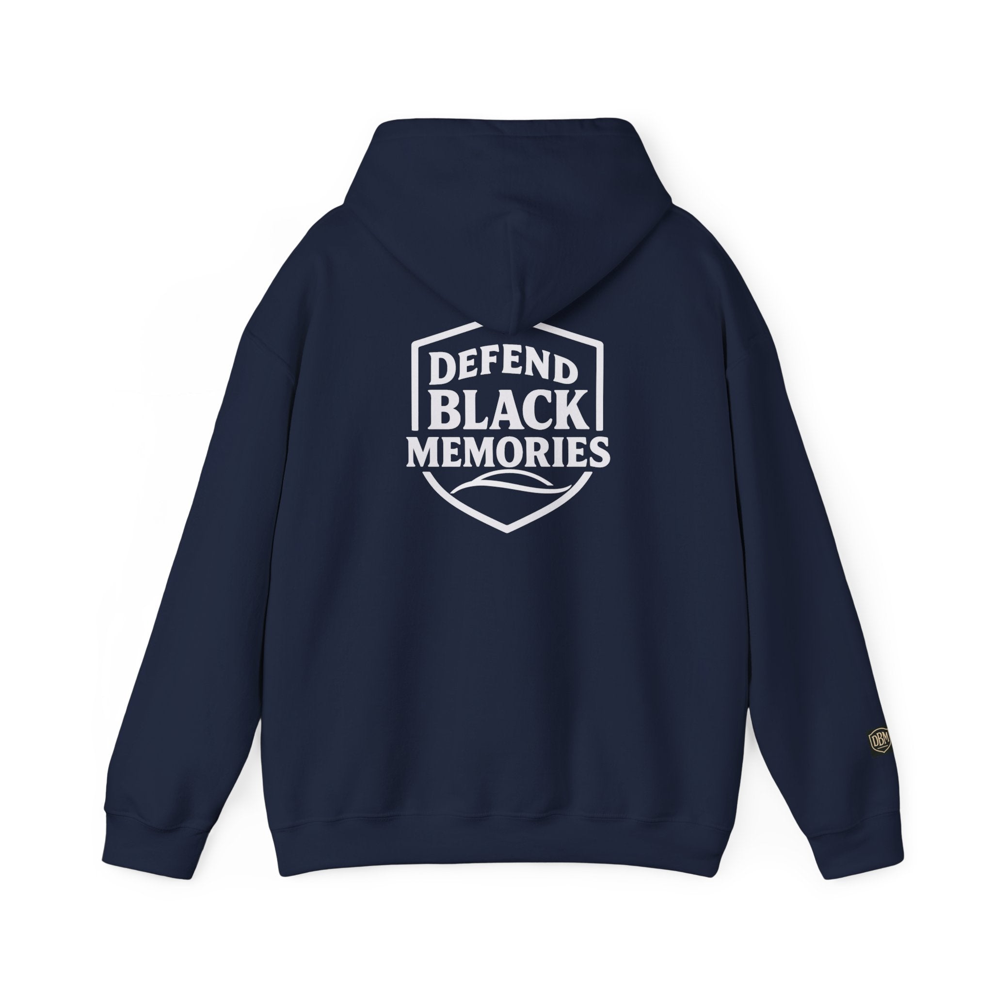 Defend Black Memories: Garrett A. Morgan Tribute Hoodie Big Back Logo Graphic Sweatshirt