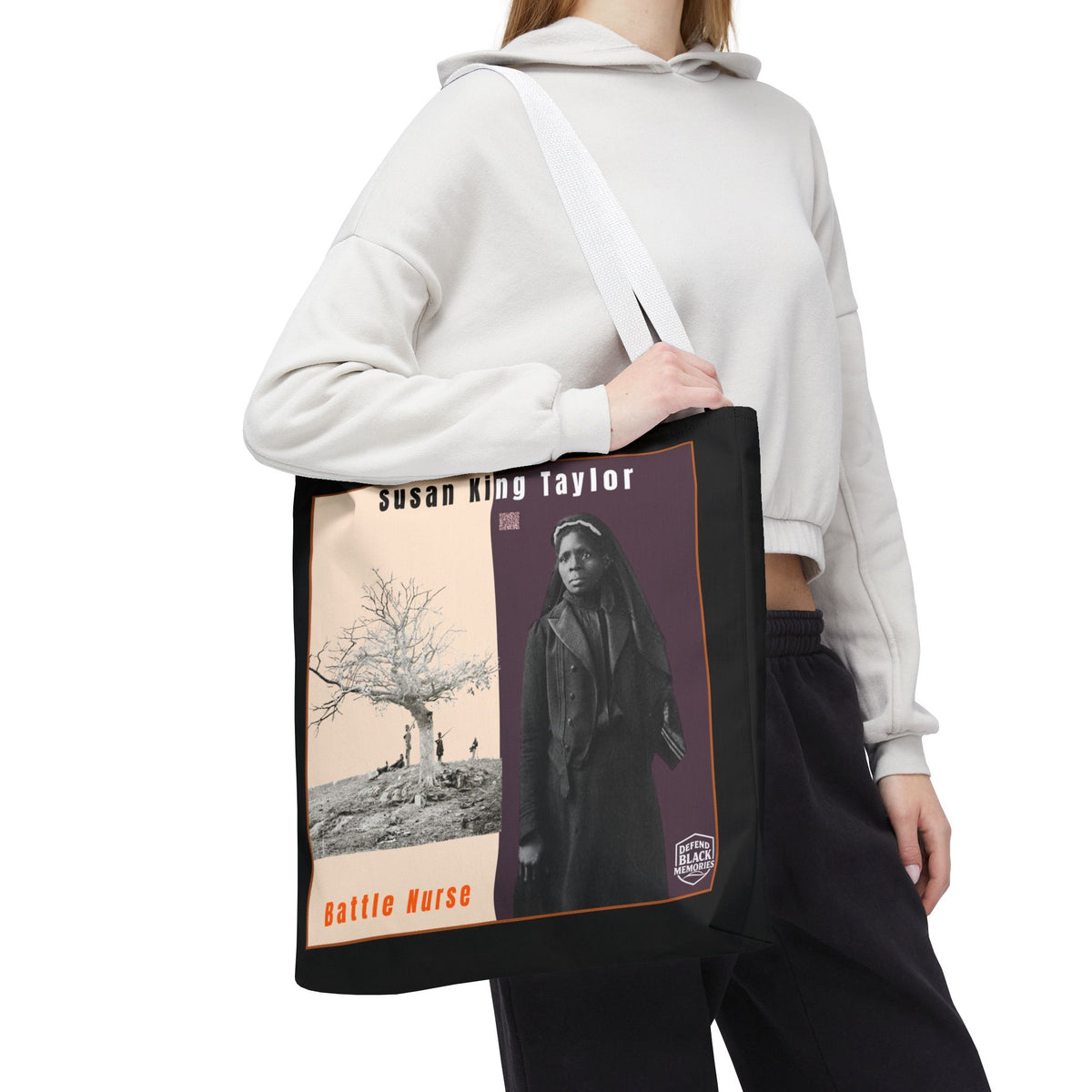 Susan King Taylor Tote Bag (Black)