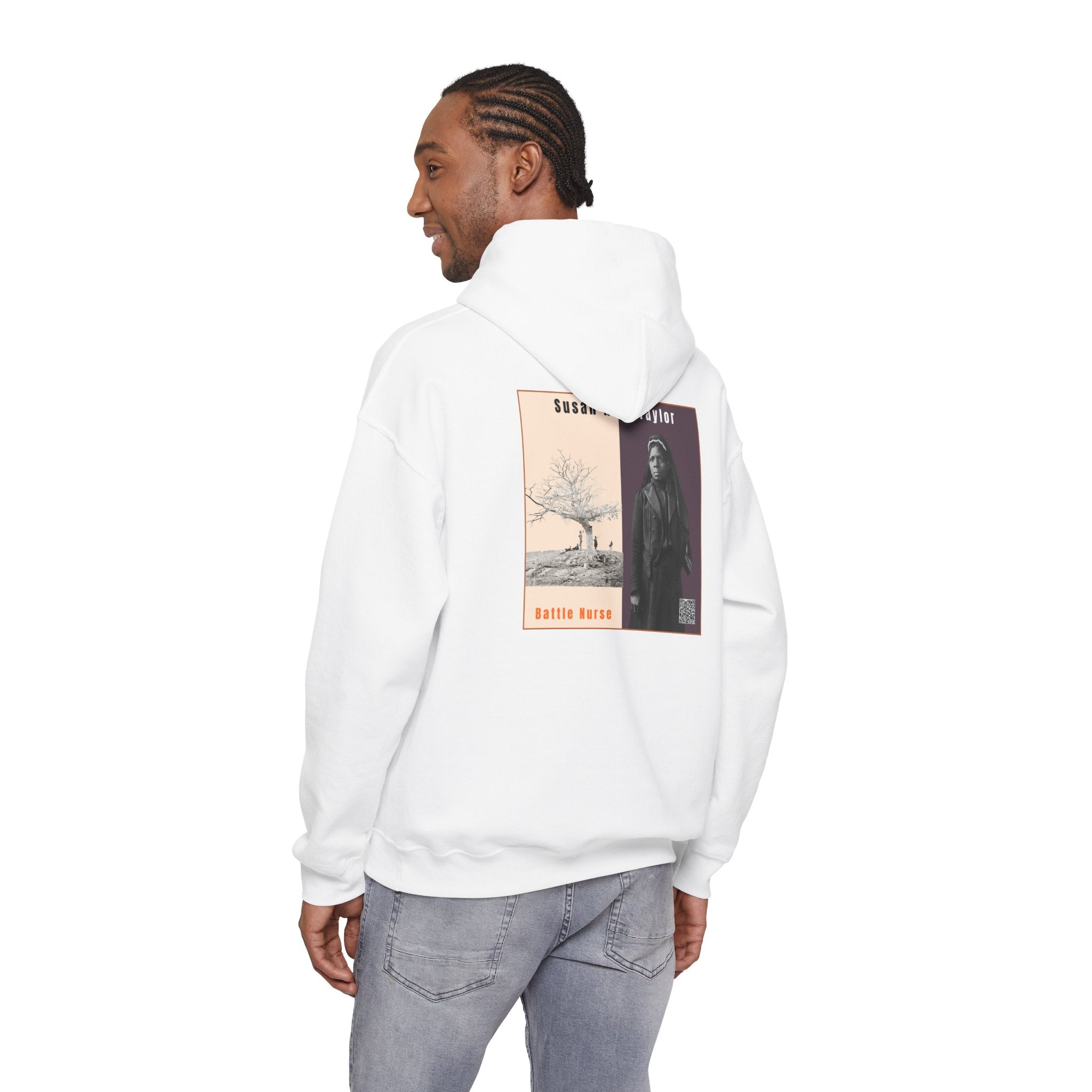 Susan King Taylor, Unisex, Historical Portrait, Heavy Blend™ Hooded Sweatshirt