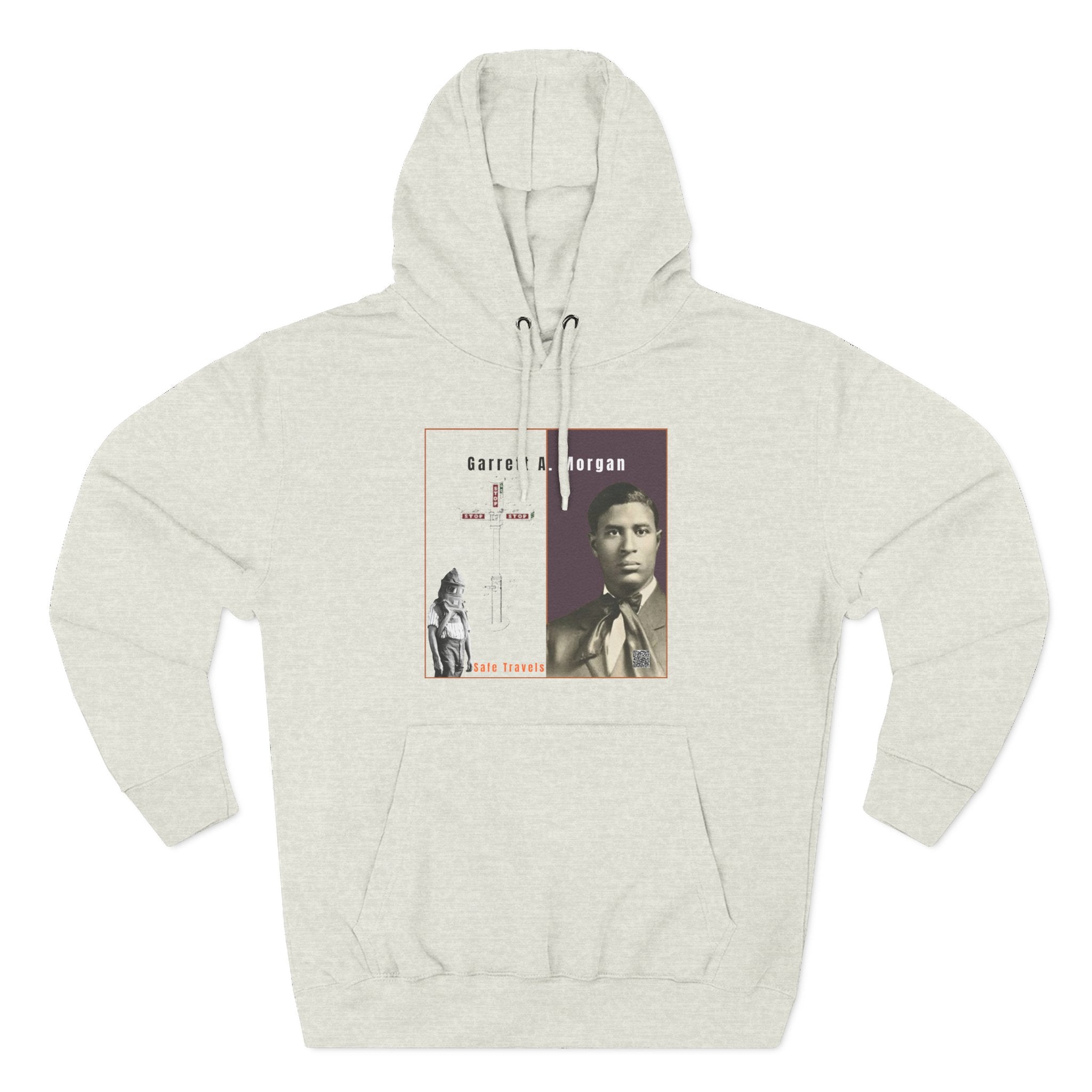 Garrett A. Morgan, Unisex, Three-Panel Historic Portrait Hoodie