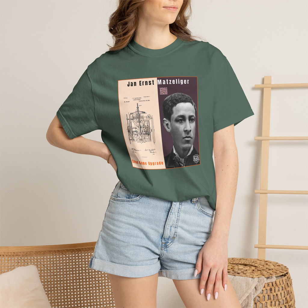 Jan Ernst Matzeliger Portrait T-Shirt – Historical Inventor Graphic Tee (City Champs)