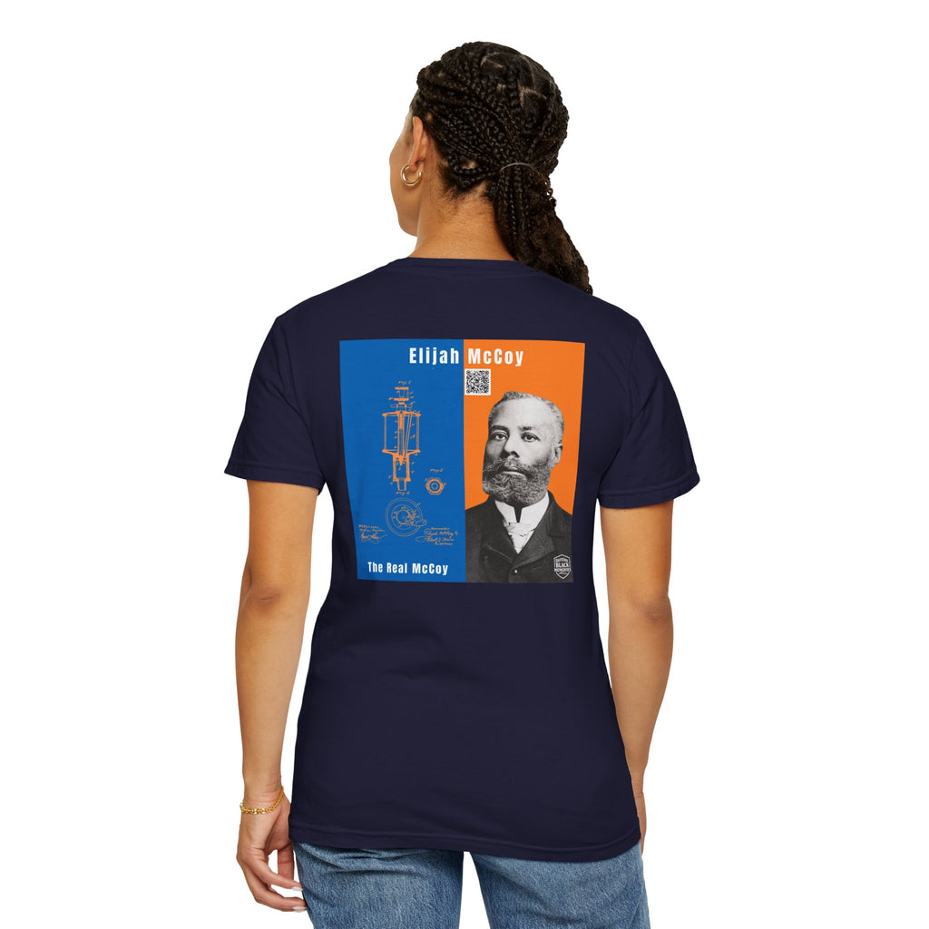 Elijah McCoy, Unisex, 2 Side, Historical Portrait T-shirt
