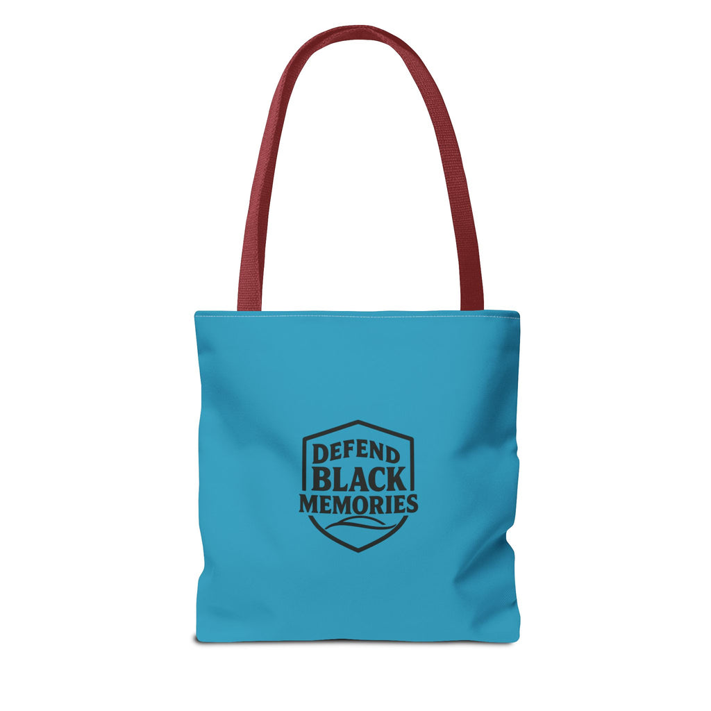 Granville T. Woods Historical Portrait Tote Bag (Turquoise)