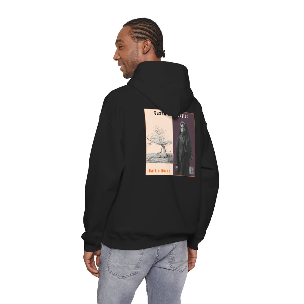 Susan King Taylor, Unisex, Historical Portrait, Heavy Blend™ Hooded Sweatshirt