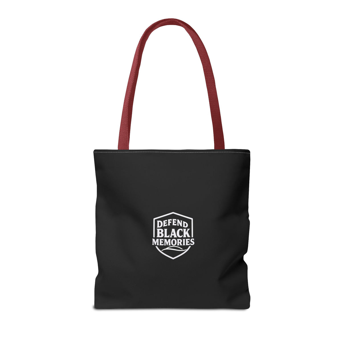Granville T. Woods Historical Portrait Black Tote Bag (Trans/Brown Block)