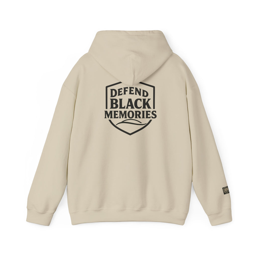 Defend Black Memories: Garrett A. Morgan Tribute Hoodie Big Back Logo Graphic Sweatshirt