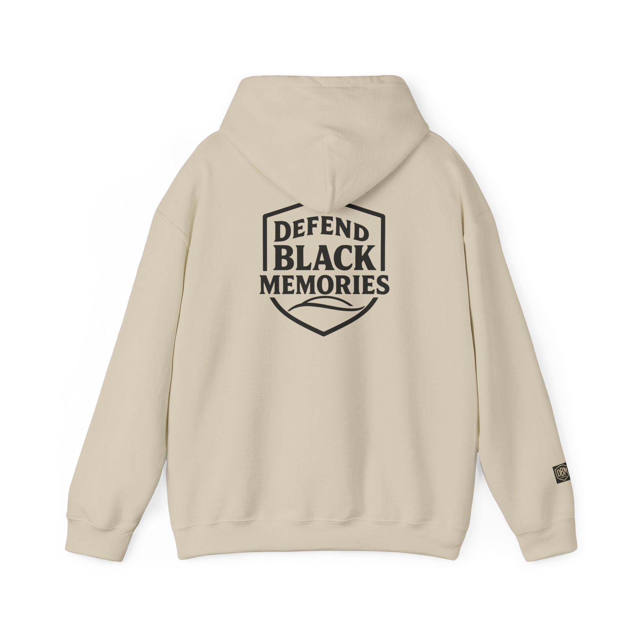 Defend Black Memories: Garrett A. Morgan Tribute Hoodie Big Back Logo Graphic Sweatshirt