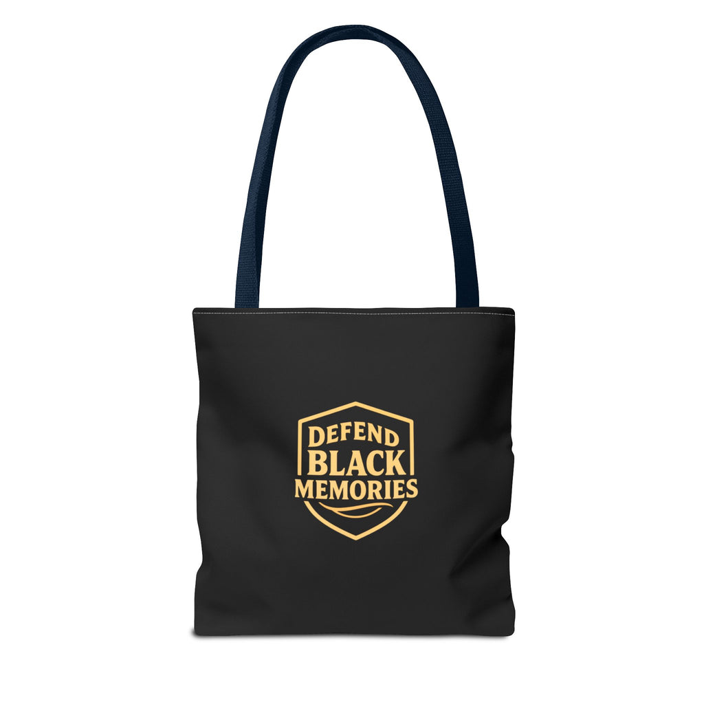 Tubman-Truth Brooch Graphic Tote Bag (Black)