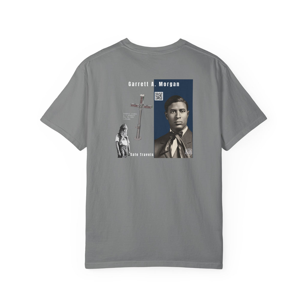 Garrett A. Morgan, 2 Side, Historical Portrait T-shirt (City Champs)
