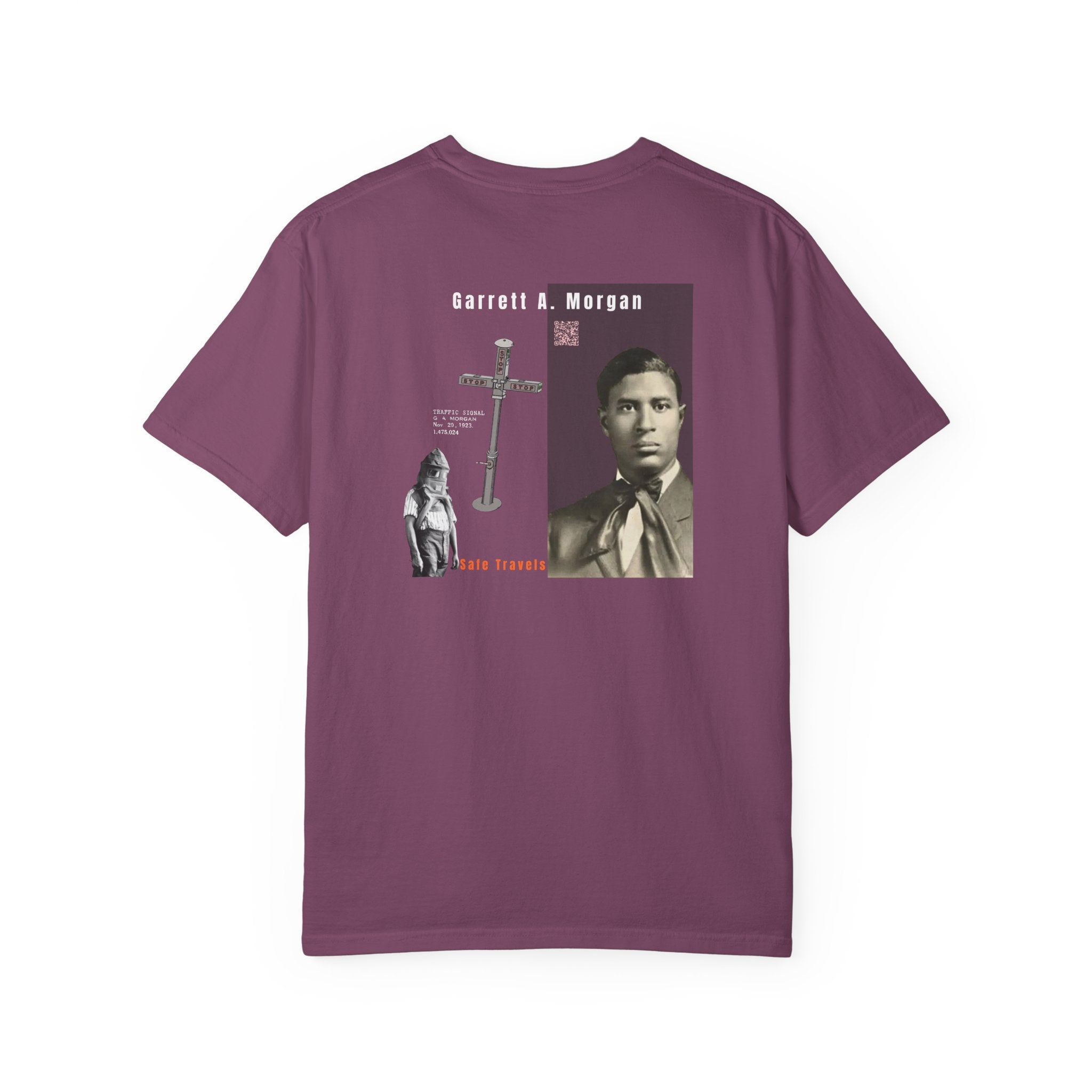Garrett A. Morgan, 2 Side, Historical Portrait T-shirt (City Champs)