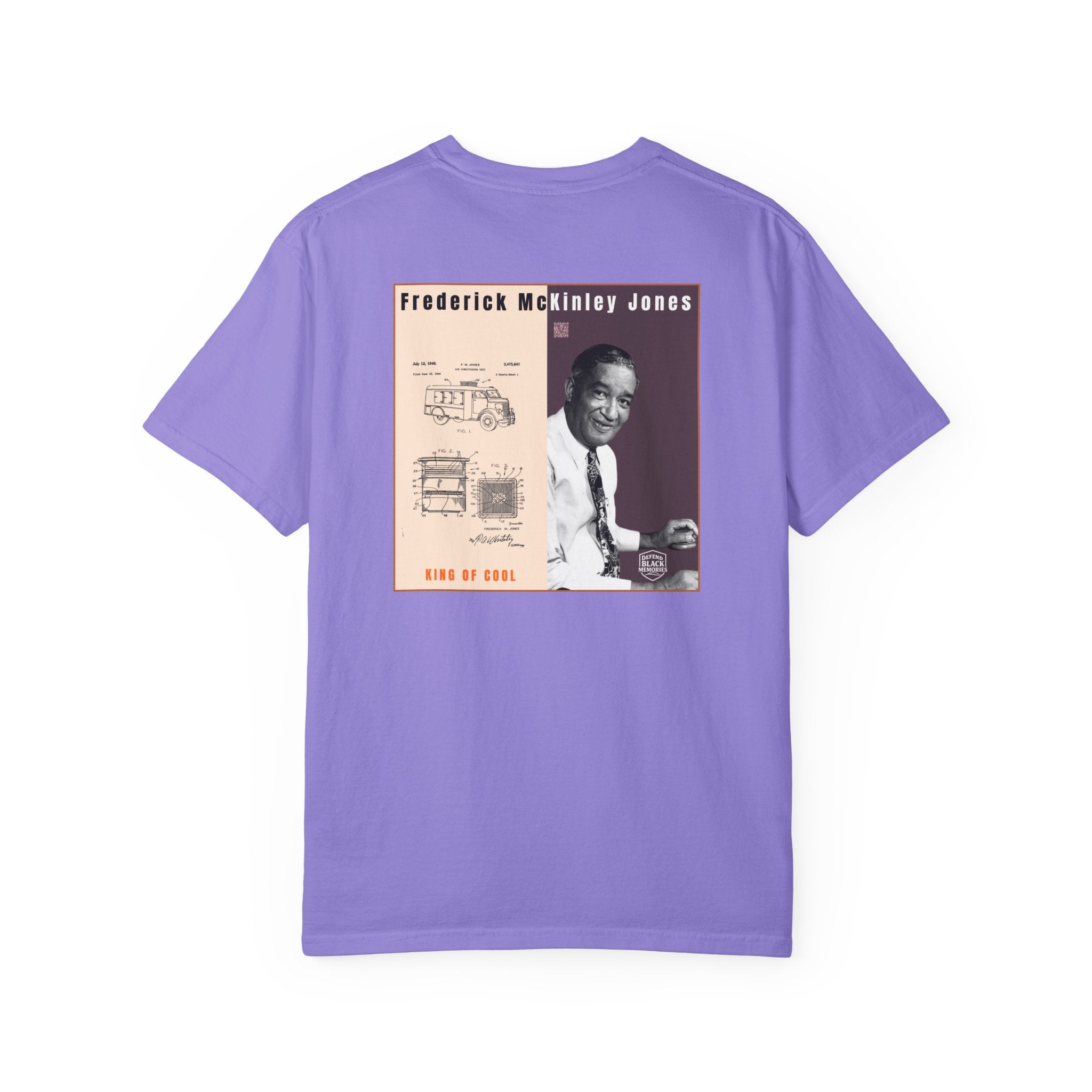 Frederick McKinley Jones, 2 Side, Unisex, Historical Portrait T-shirt (CIty Champs)