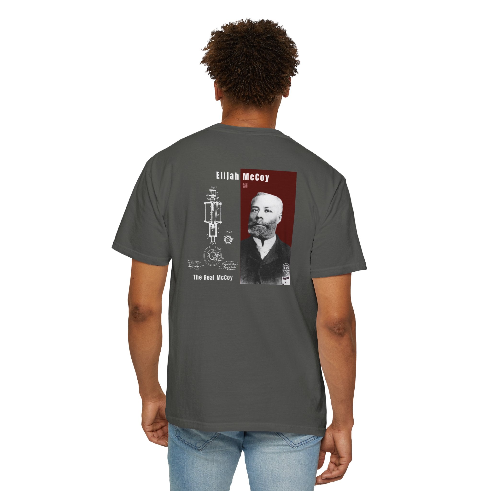 Elijah McCoy, Unisex, 2 Side, Historical Portrait T-shirt